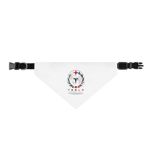 Tesla Family™ Clip-On Pet Bandana – Dog & Cat Collar Scarf