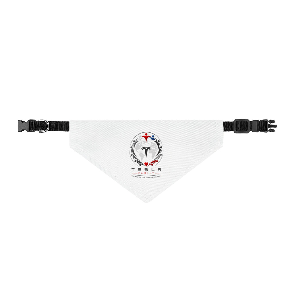 Tesla Family™ Clip-On Pet Bandana – Dog & Cat Collar Scarf