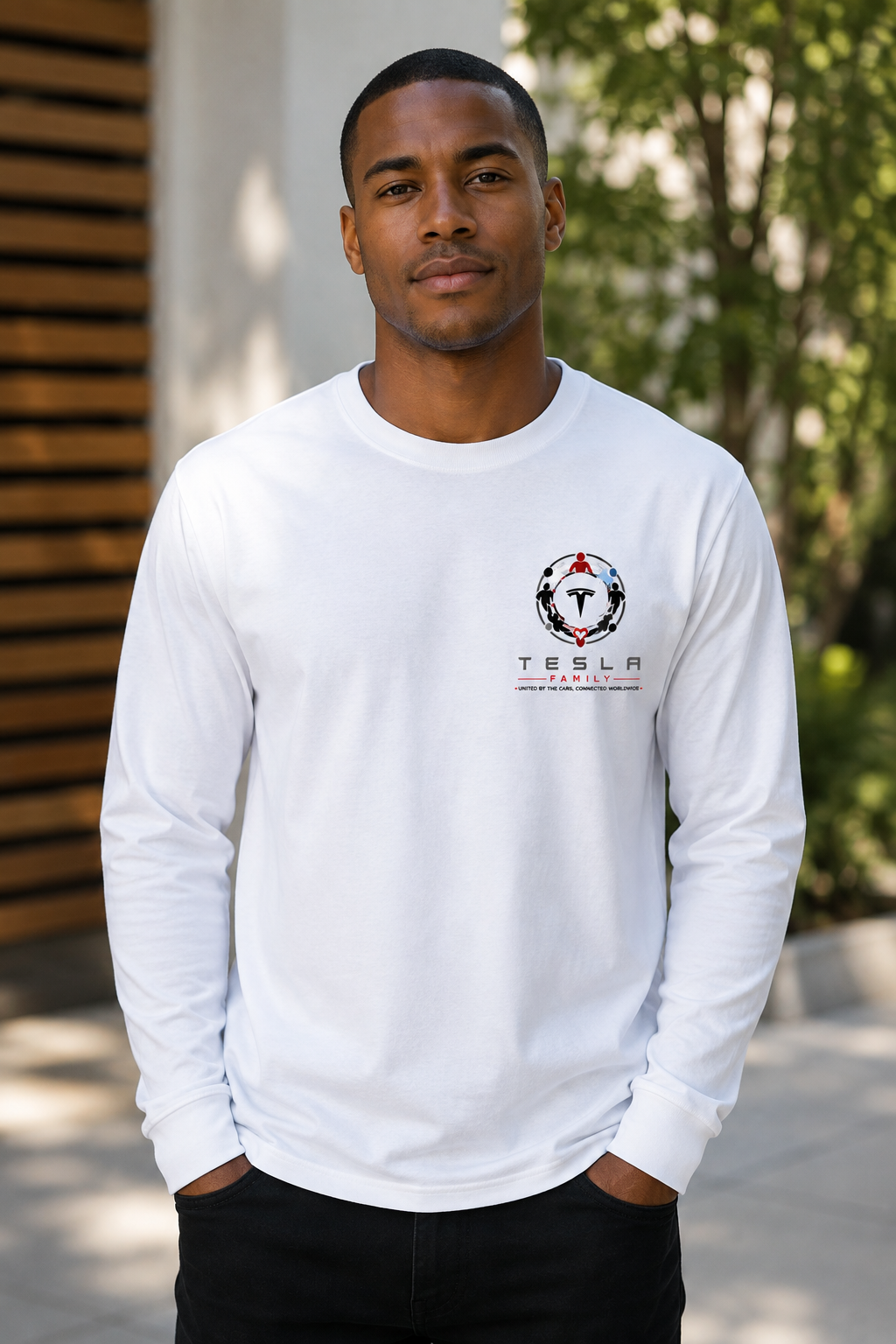Tesla Family™ Community Long Sleeve T-Shirt